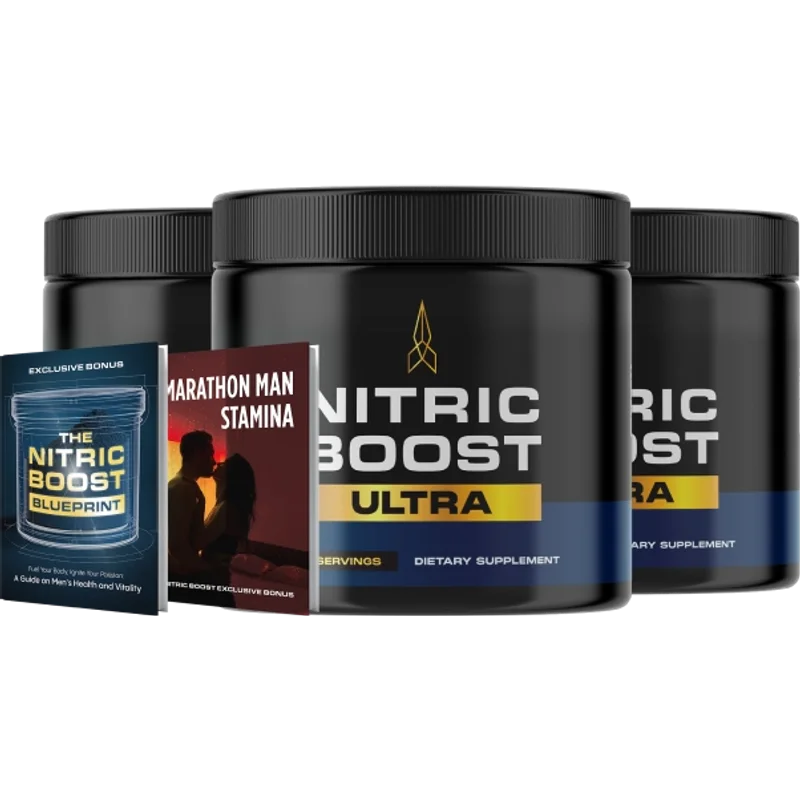 Nitric Boost Ultra Men's Wellness Relief Supplement — 3 Bottle / 90 Day Pack